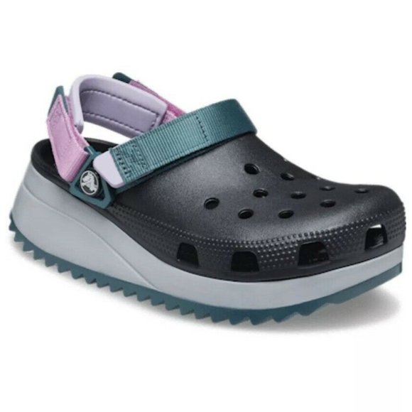 CROCS Shoes - CROCS Classic Unisex Hiker Clog Multi Black Shoe Ultra Light Women’s 12